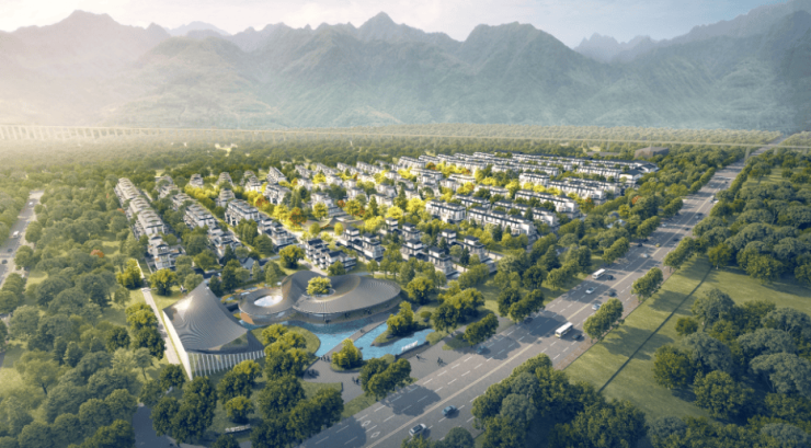 西安商铺)太白江山颂-景观居所-最新动态-物业公司-高绿化